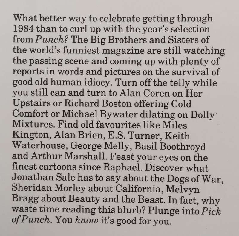 Pick of Punch 1984 | Alan Coren (Ed.)