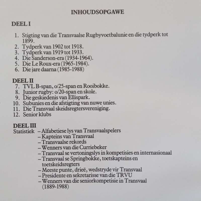 Transvaal Rugbyvoetbalunie 100 Jaar (Afrikaans) | J. T. Ferreira, et al.