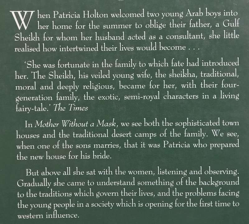 Mother Without a Mask: A Westerners Story of her Arab Family | Patricia Holton