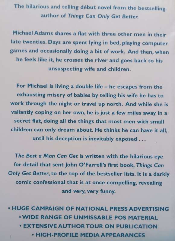 The Best a Man Can Get (Proof Copy) | John OFarrell