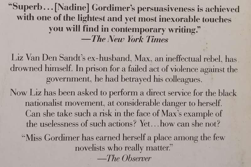 The Late Bourgeois World | Nadine Gordimer