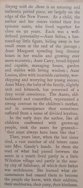 Staying with the Aunts | Ida Gandy