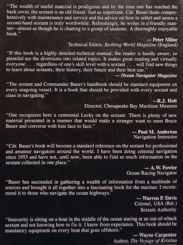 The Sextant Handbook: Adjustment, Repair, Use and History (2nd Ed.) | Bruce Bauer