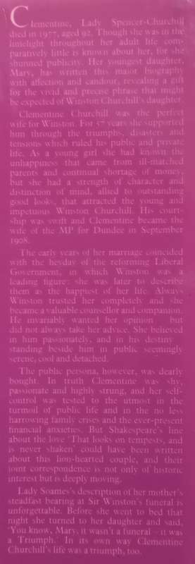 Clementine Churchill | Mary Soames