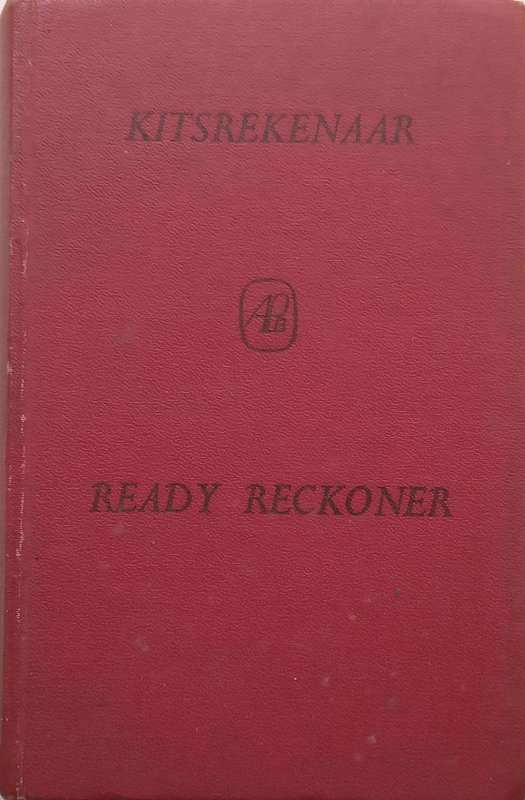Kitsrekenaar/Ready Reckoner (2nd Ed. 1961)