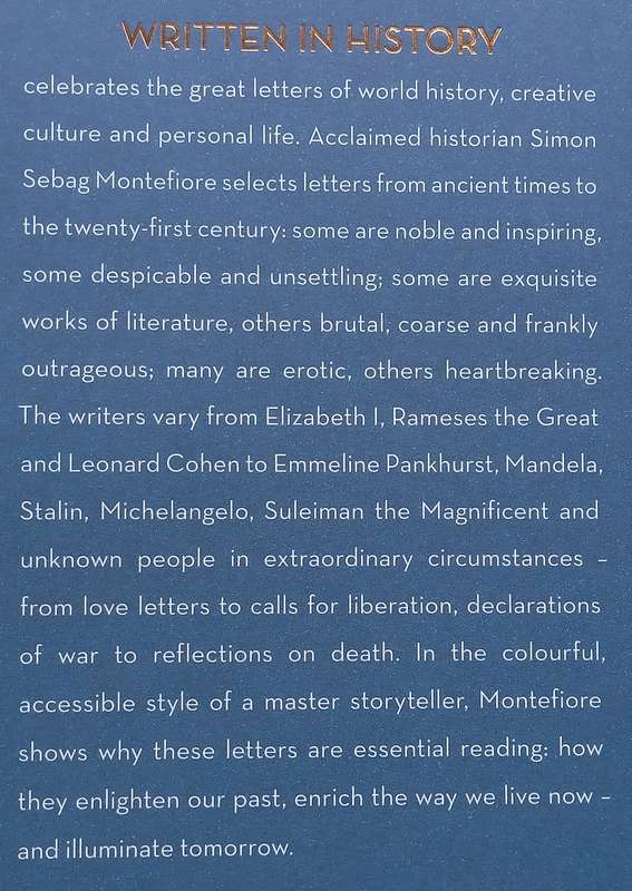 Written in History: Letters that Changed the World (Inscribed by Author) | Simon Sebag Montefiore