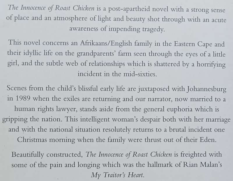 The Innocence of Roast Chicken (Inscribed by Author) | Jo-Anne Richards
