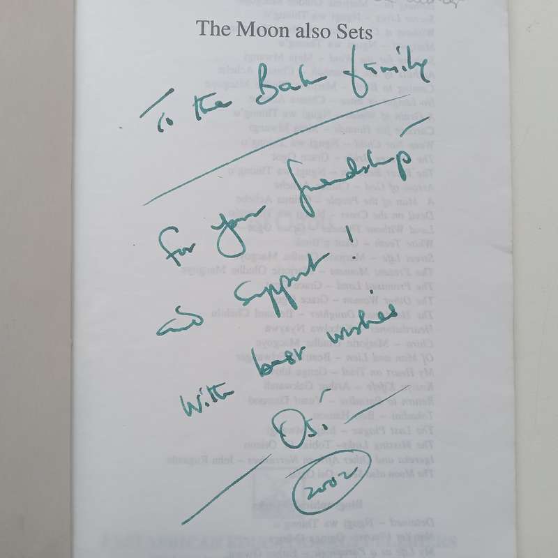 The Moon Also Sets (Inscribed by Author) | Osi Ogbu