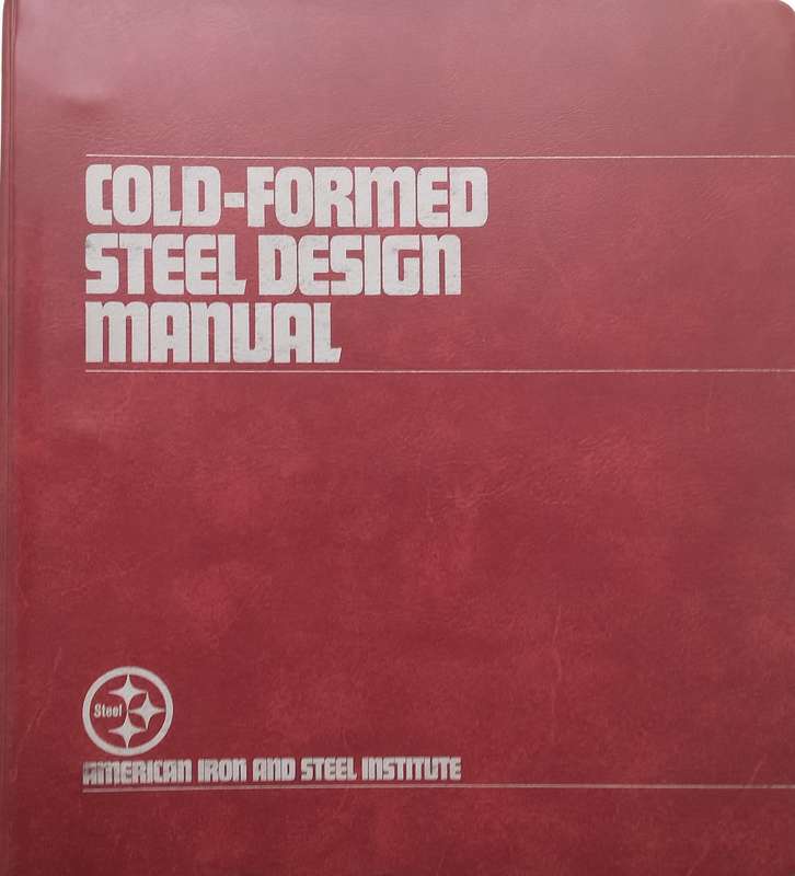 Cold-Formed Steel Design Manual