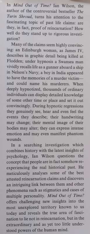 Mind Out of Time? Reincarnation Investigated | Ian Wilson