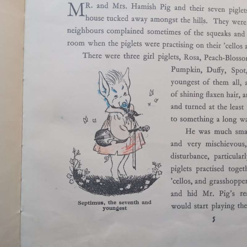 The Whimsical Piglet | Hilda Boswell