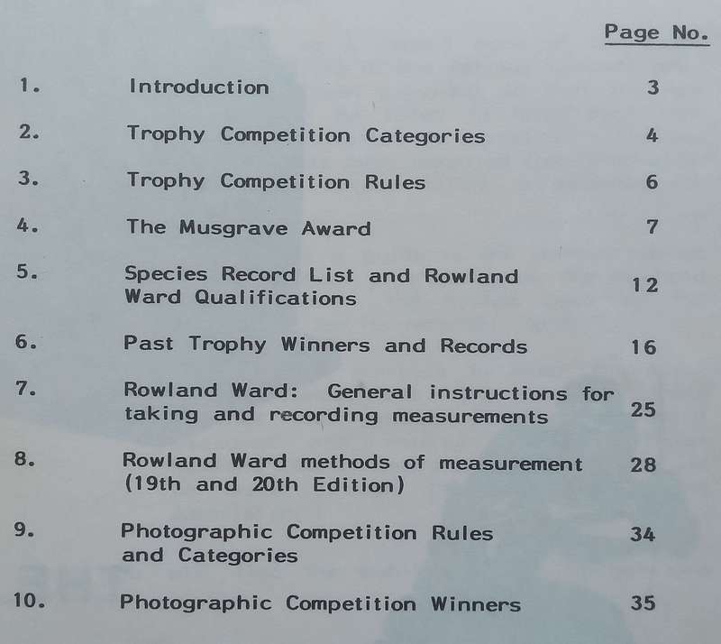 Trophy Competition Handbook