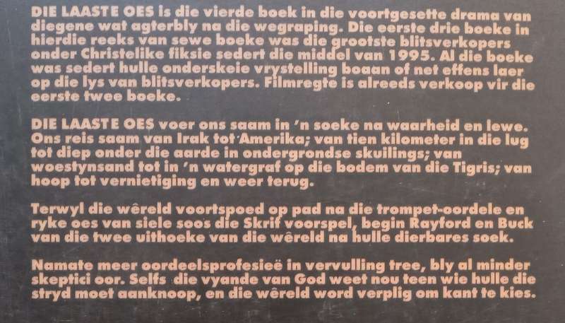 Die Laaste Oes (Afrikaans) | Tim Lahay & Jerry B. Jenkins