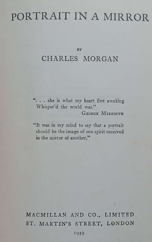 Portrait in a Mirror | Charles Morgan