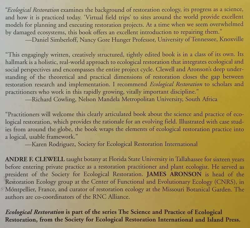 Ecological Restoration: Principles, Values and Structure of an Emerging Profession | Andre F. Cle...