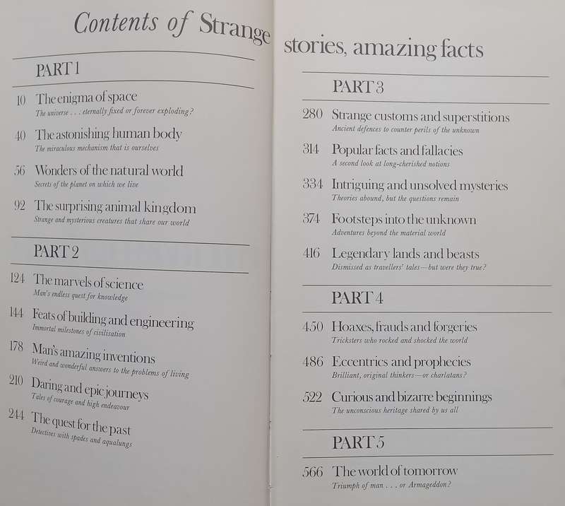 The Readers Digest Book of Strange Stories and Amazing Facts