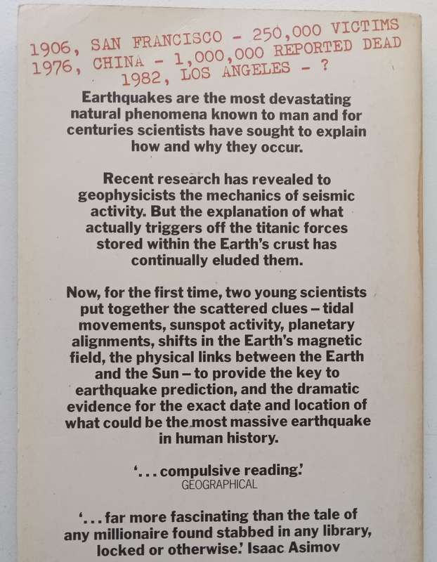The Jupiter Effect: The Key to Earthquakes? | John Gribbin & Stephen Plagemann