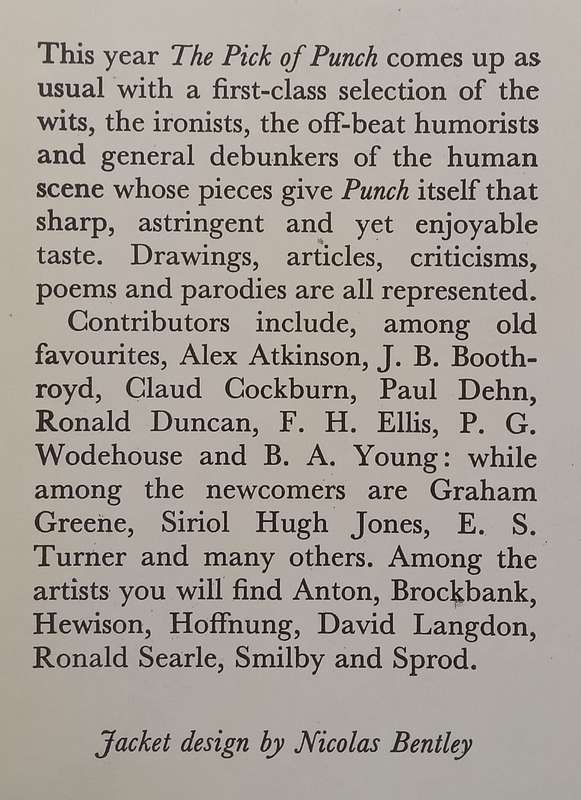 Pick of Punch 1958 | Nicholas Bentley (Ed.)