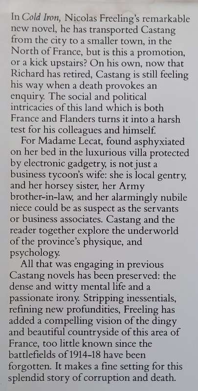 Cold Iron | Nicholas Freeling
