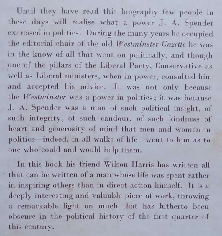 J. A. Spender | H. Wilson Harris