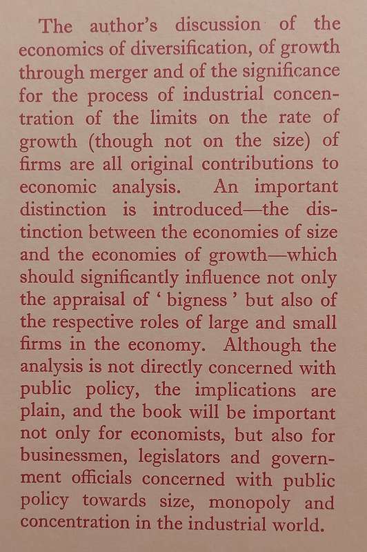 The Theory of the Growth of the Firm | Edith T. Penrose