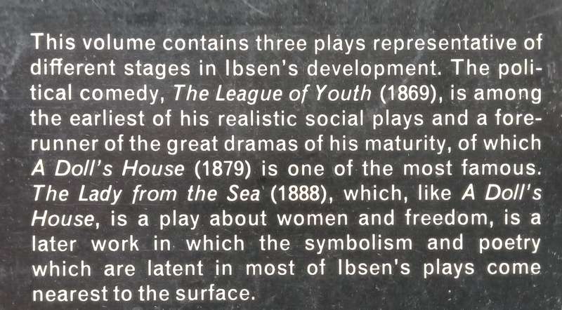 Plays | Henrik Ibsen