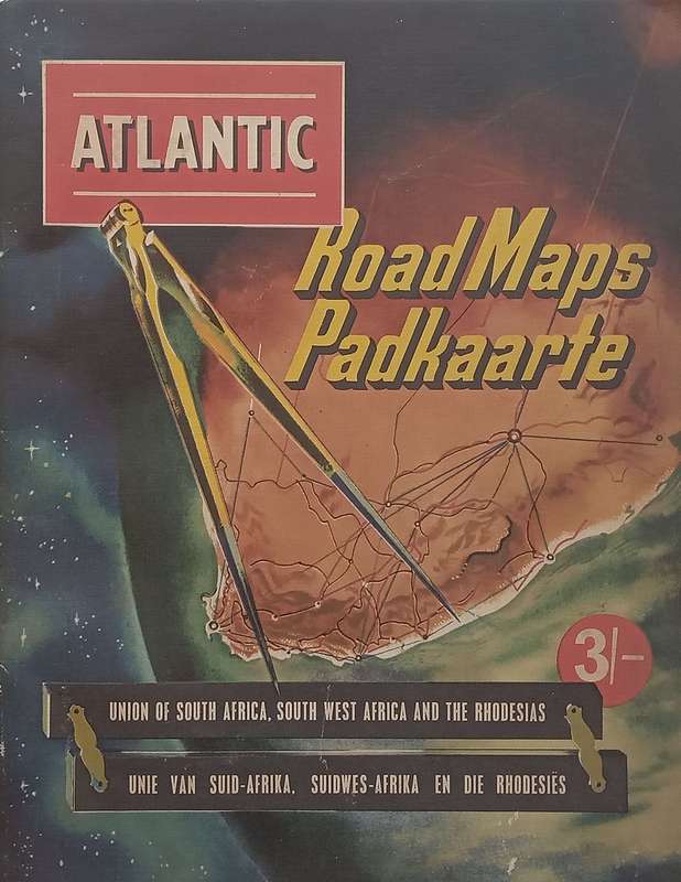 Atlantic Road Maps/Padkaarte (Published pre-1960, Possibly 1950s)