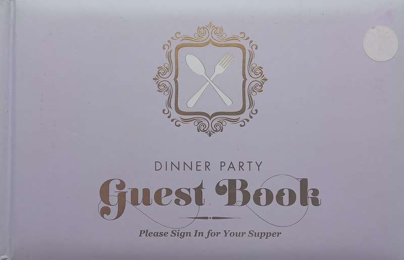 Dinner Party Guest Book