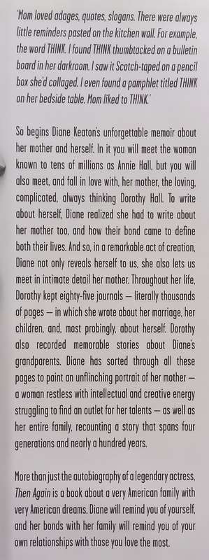 Then Again: A Memoir (Signed by Author, Limited Edition) | Diane Keaton