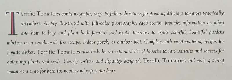 Terrific Tomatoes: Simple Secrets for Glorious Gardens  Inside and Out | Mimi Luebbermann