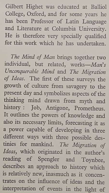The Mind of Man | Gilbert Highet