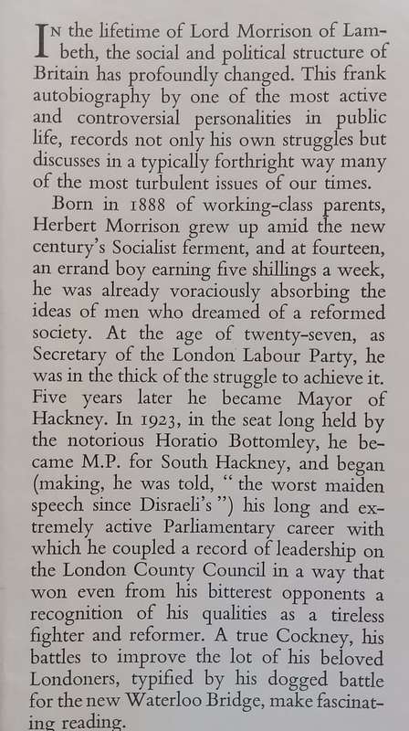 An Autobiography | Herbert Morrison
