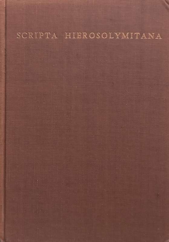 Scripta Hierosolymitana, Vol. 10: Studies in Western Literature | Daniel M. Fineman (Ed.)