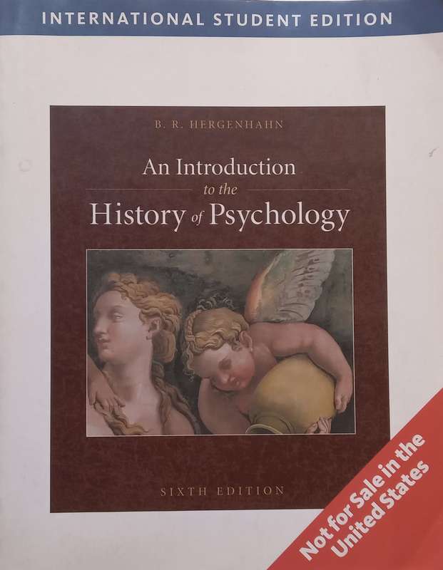 An Introduction to the History of Psychology (6th Ed.) | B. R. Hergenhahn