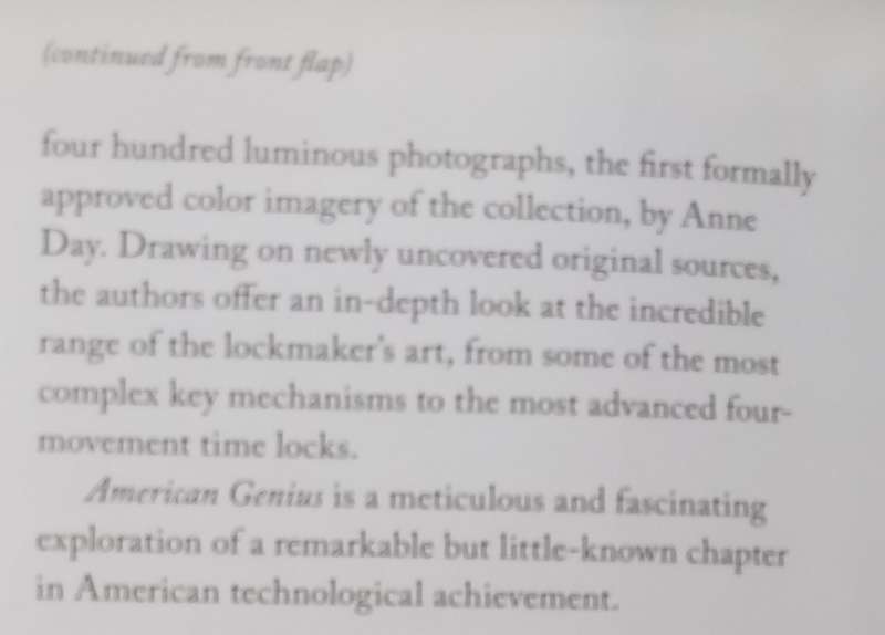 American Genius: Nineteenth-Century Bank Locks and Time Clocks | David Erroll & John Erroll