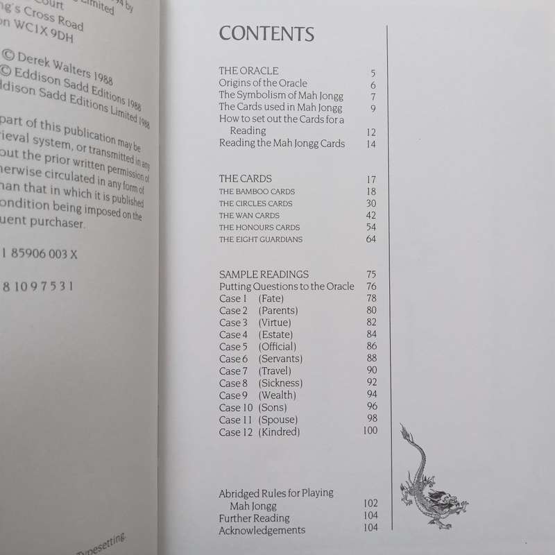 The Fortune Tellers Mah Jongg: The Ancient Game as a Modern Oracle | Derek Walters