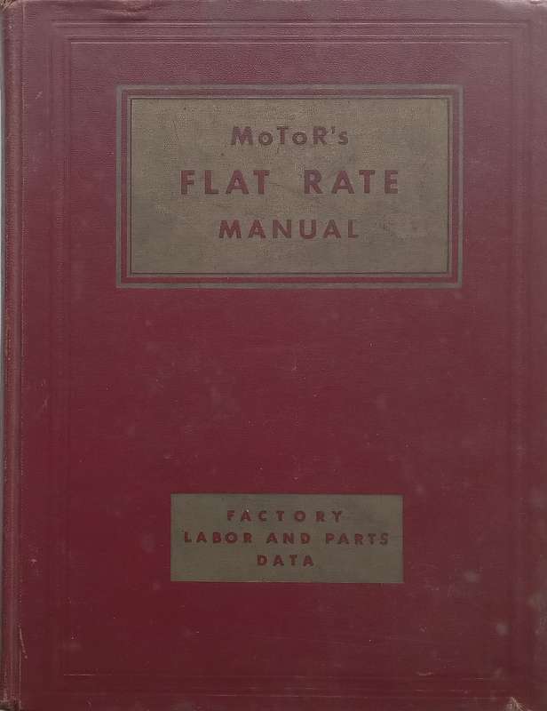 Motors Flat Rate Manual (Published 1949)
