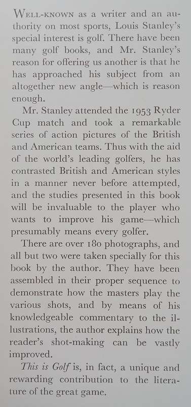 This is Golf (Published 1954) | Louis T. Stanley