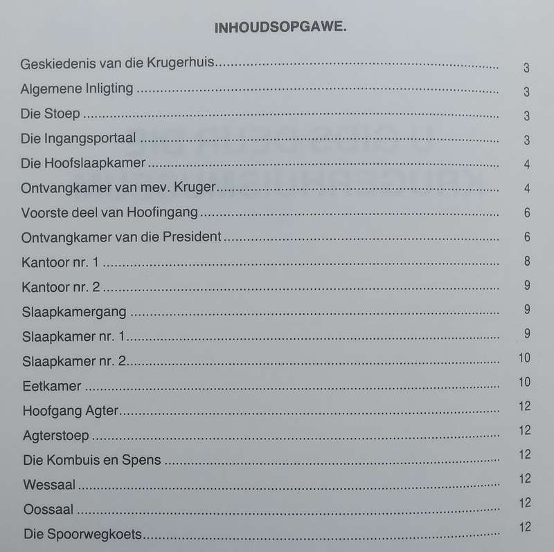 Your Guide to the Kruger House Museum (Afrikaans/English Dual Language Edition, Guide No. 3) | H....