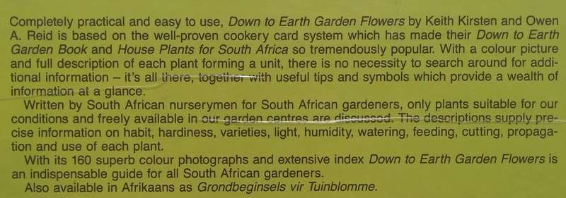 Down to Earth Garden Flowers | Keith Kirsten & Owen A. Reid