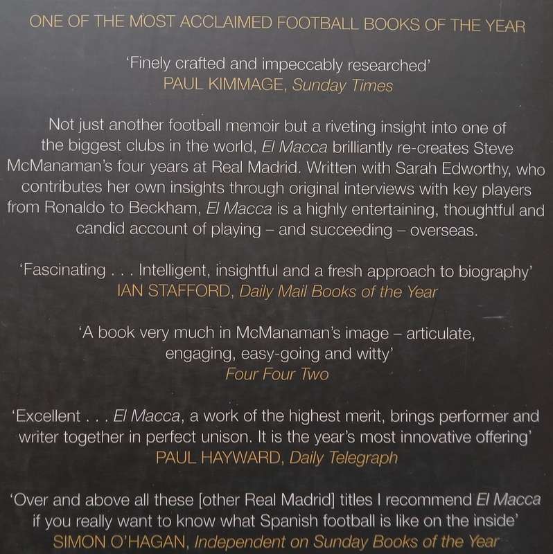 El Macca: Four Years with Real Madrid | Steve McManaman & Sarah Edworthy