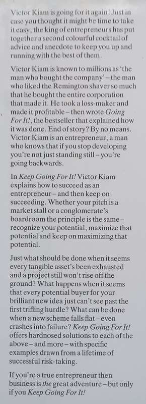 Keep Going for It! Living the Life of an Entrepreneur | Victor Kiam