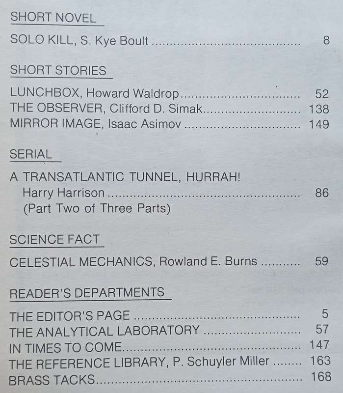 Analog Science Fiction, Science Fact (May 1972)
