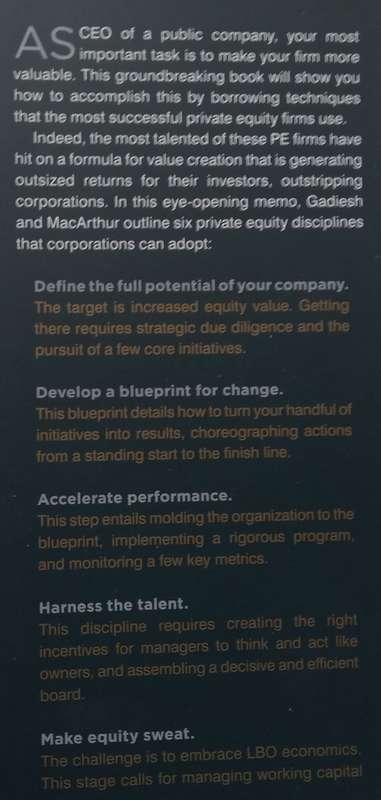 Lessons from Private Equity Any Company Can Use | Orit Gadiesh & Hugh MacArthur