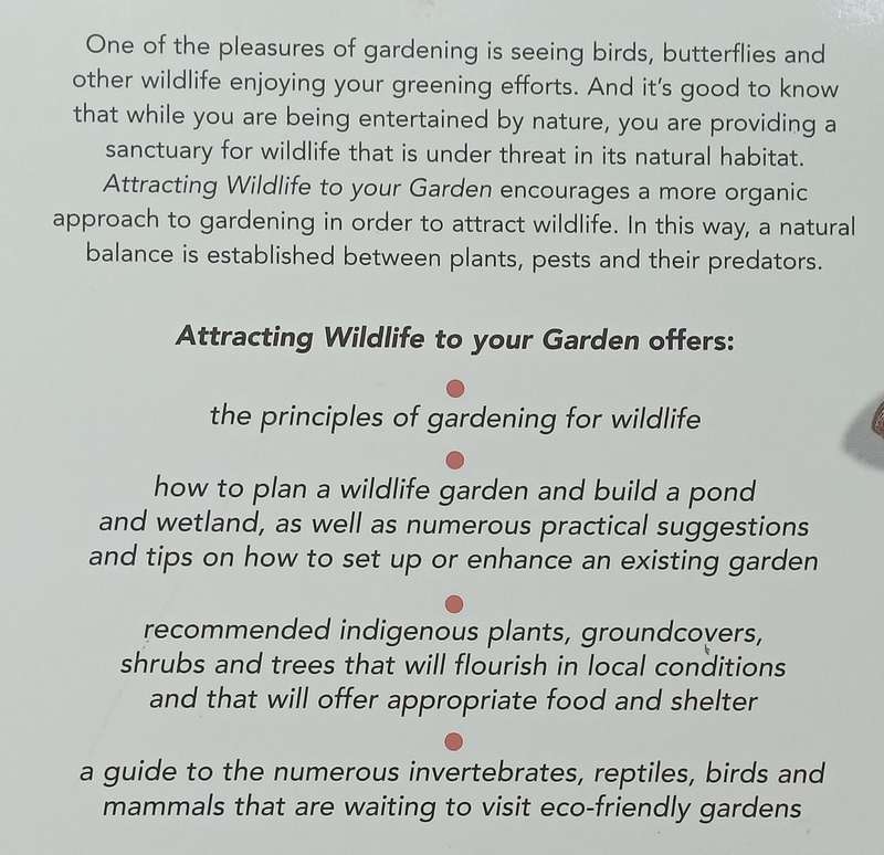 Attracting Wildlife to your Garden in Southern Africa | Roy Trendler