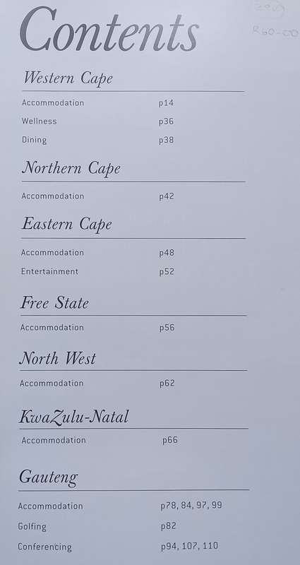 Platinum Selections: Accommodation, Travel and Fine Dining in Southern Africa and Beyond (2012/2013)