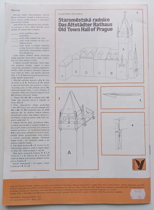 Old Town Hall of Prague (Paper Models Series) | Vladimir Kovarik