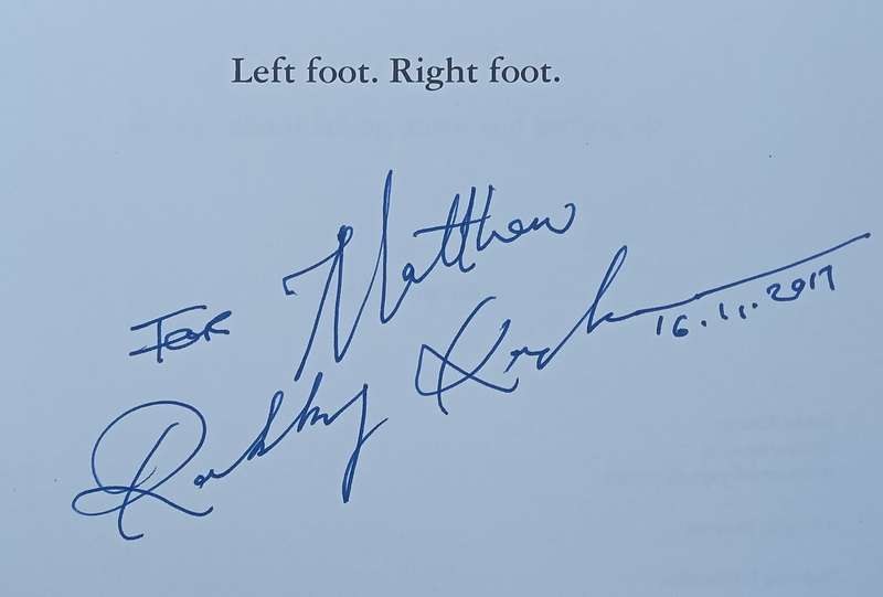 Left Foot Right Foot: A Story About Falling Down and Getting Up (Inscribed by Author) | Robby Koj...