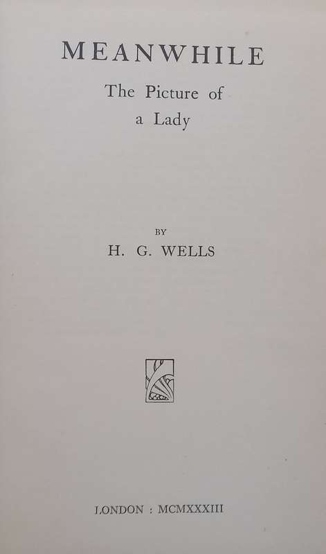 Meanwhile: The Picture of a Lady | H. G. Wells