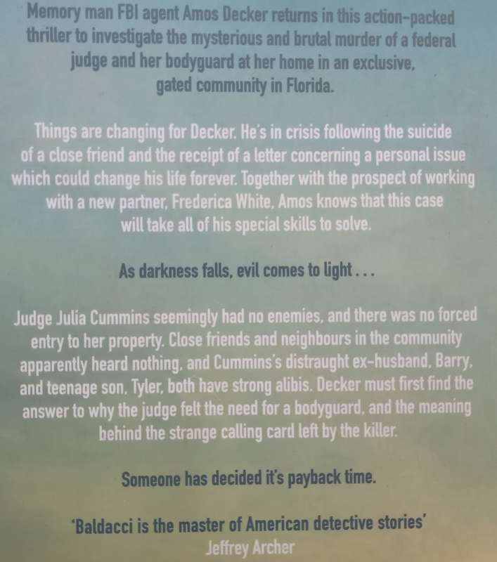 Long Shadows (Signed by Author on Pasted in Slip) | David Baldacci